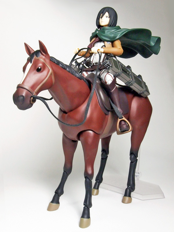 figma 馬+ミカサ・アッカーマン