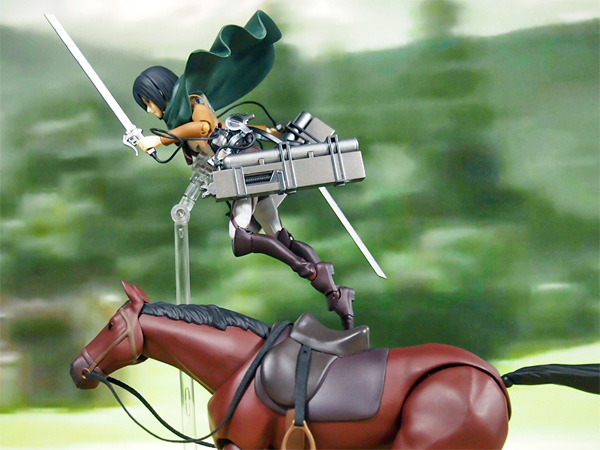 figma 馬+ミカサ・アッカーマン