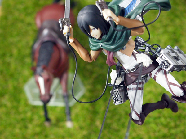 figma 馬+ミカサ・アッカーマン